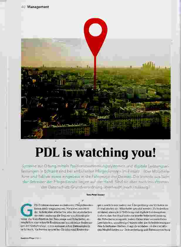 Vorschauseite 1: PDL is watching you!