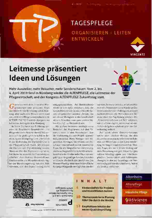 Vorschauseite 1: Leitmesse präsentiert Ideen und Lösungen