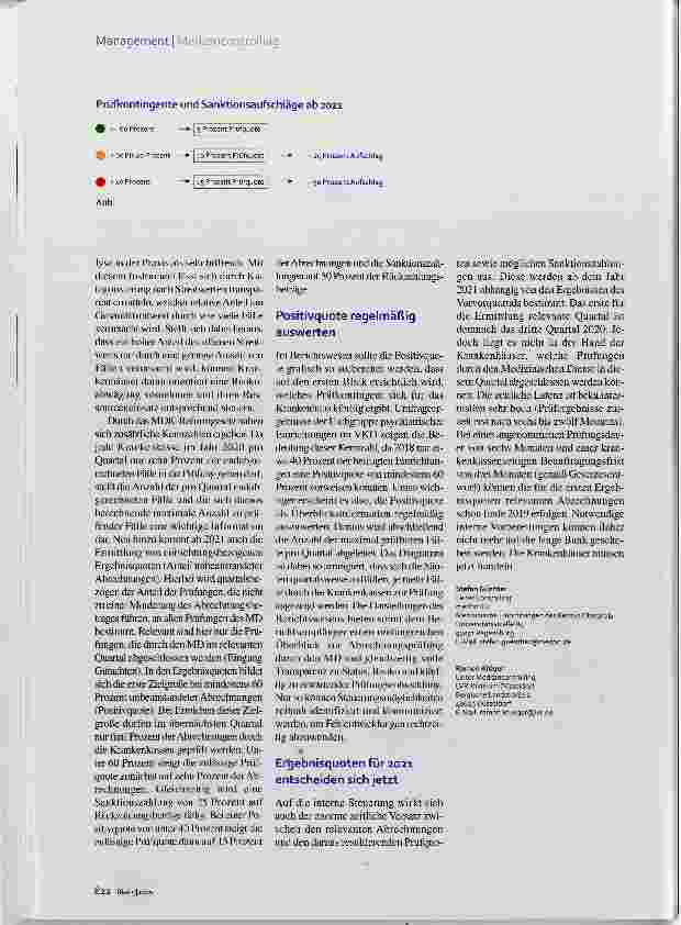 Vorschauseite 3: MDK-Reformgesetz Dem Misstrauen entgegensteuern