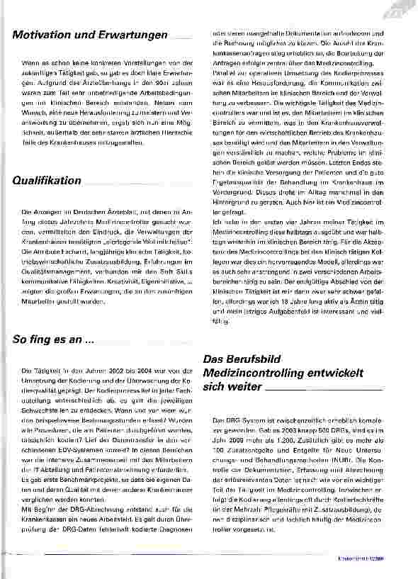 Vorschauseite 2: Medizincontrolling