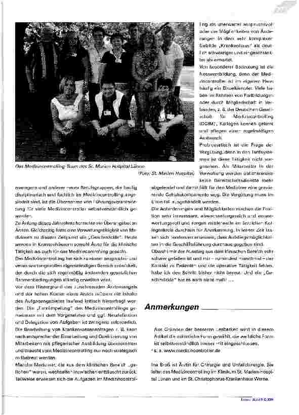Vorschauseite 4: Medizincontrolling