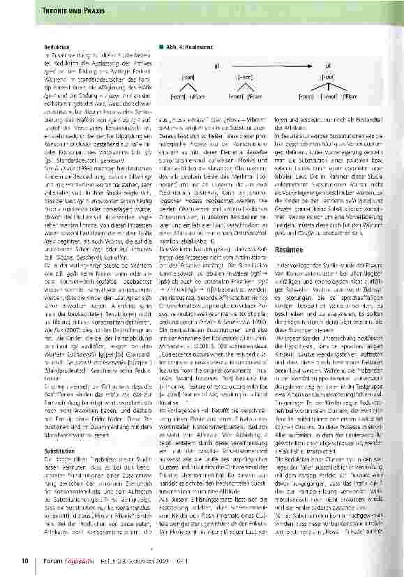 Vorschauseite 5: Der Erwerb von wortinitialen Konsonanten clustern im Schweizerdeutschen