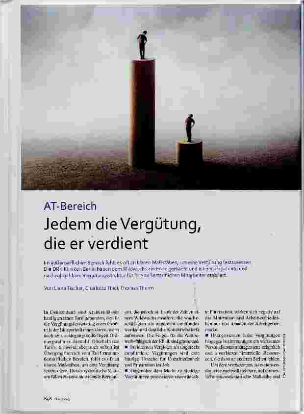 Vorschauseite 1: AT-Bereich Jedem die Vergütung, die er verdient