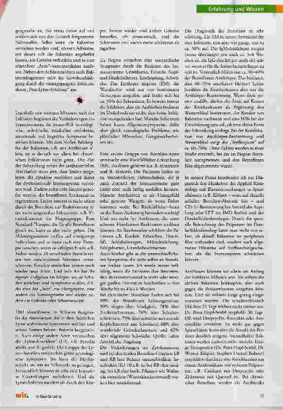 Vorschauseite 4: Chronische Borreliose & Co.
