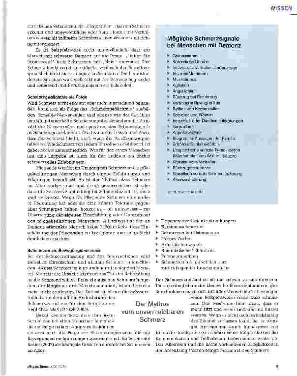 Vorschauseite 2: Schmerz ist das, was man als Schmerz empfindet