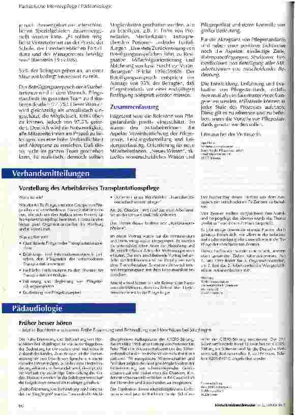 Vorschauseite 3: Relevanz und Akzeptanz von Pflegestandards
