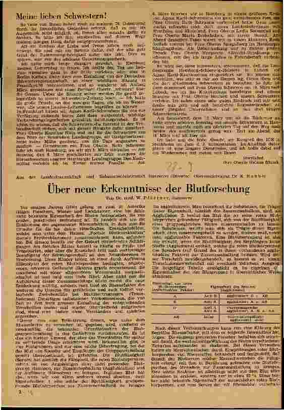 Vorschauseite 1: Über neue Erkenntnisse der Blutforschung