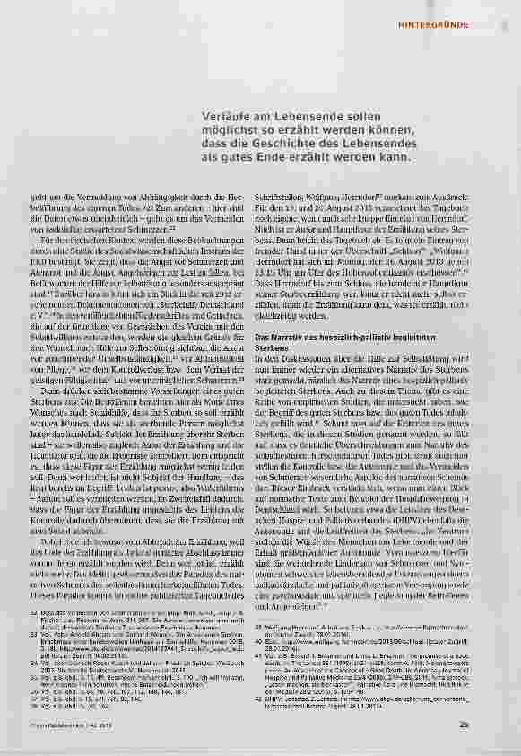 Vorschauseite 6: Narrative des guten Sterbens