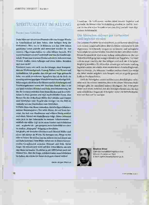 Vorschauseite 4: Vom Siedlungshelfer bis zu den rollenden Hausmeistern gibt es viele Jobs