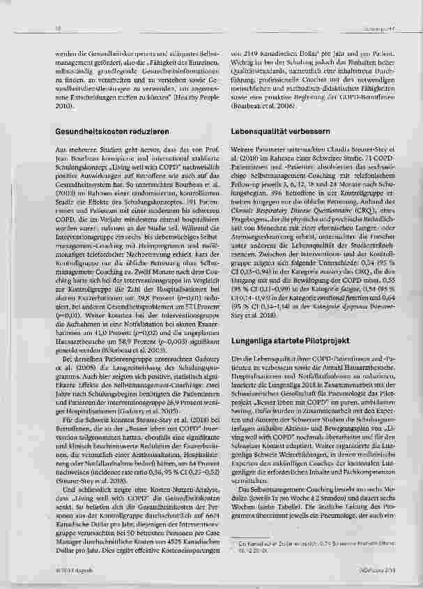Vorschauseite 2: Besser leben mit COPD COPD-Betroffene werden zu Experten ihrer Krankheit