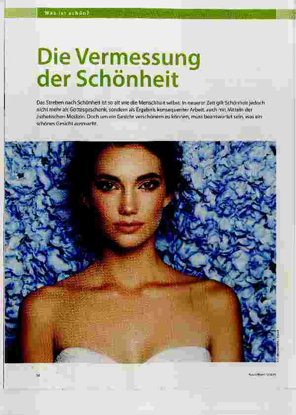 Vorschauseite 1: Die Vermessung der Schönheit