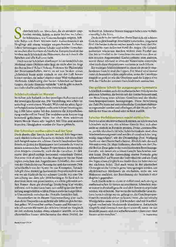Vorschauseite 2: Die Vermessung der Schönheit