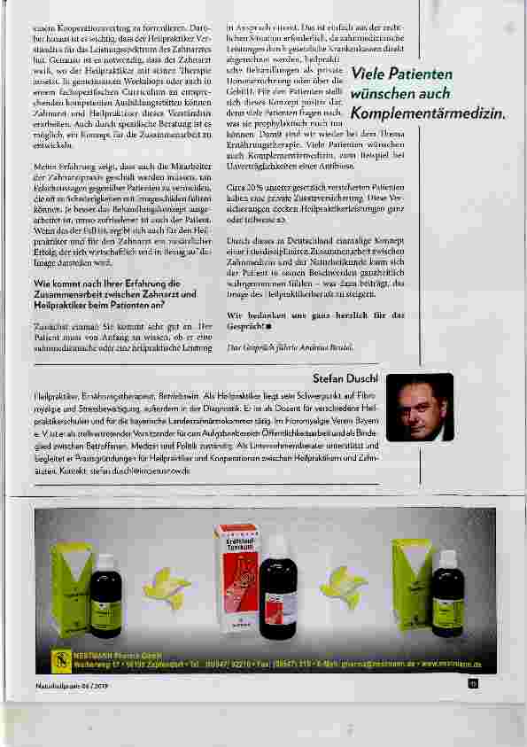 Vorschauseite 3: Integrative Zahnheilkunde