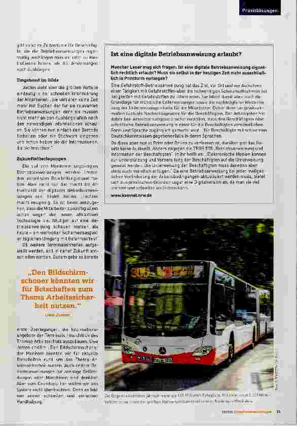 Vorschauseite 3: Checkpoint Betriebsanweisung