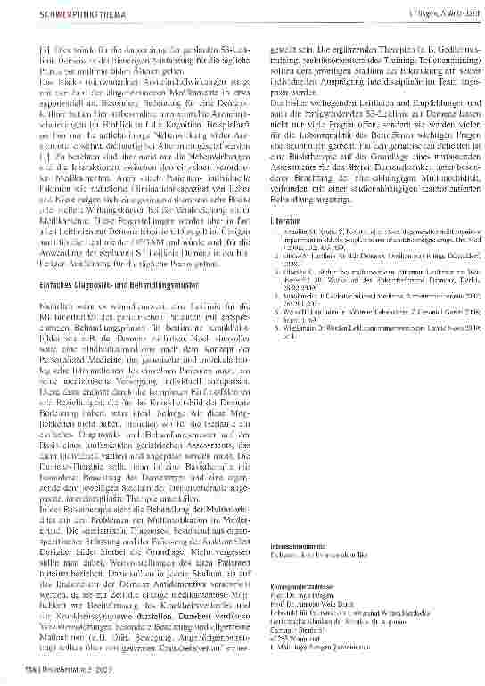 Vorschauseite 3: Leitlinien bei Demenz?