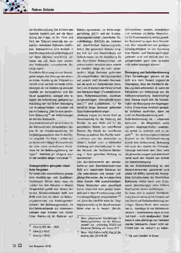 Vorschauseite 3: Besorgung von Angelegenheiten - Schutz und Unterstützung der Selbstbestimmung als Aufgabe der Betreuung
