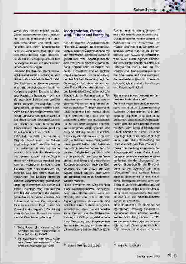 Vorschauseite 4: Besorgung von Angelegenheiten - Schutz und Unterstützung der Selbstbestimmung als Aufgabe der Betreuung