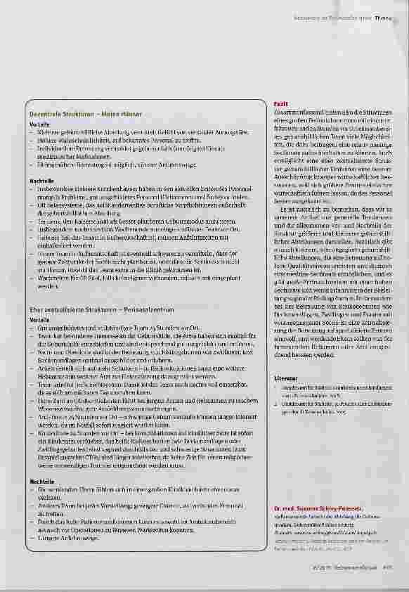 Vorschauseite 4: Niedrige Sectiorate am Perinatalzentrum