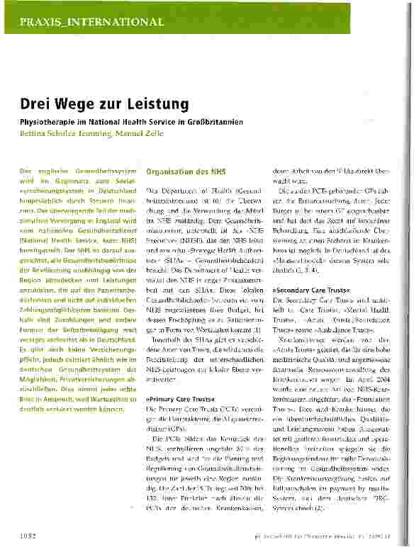 Vorschauseite 1: Drei Wege zur Leistung