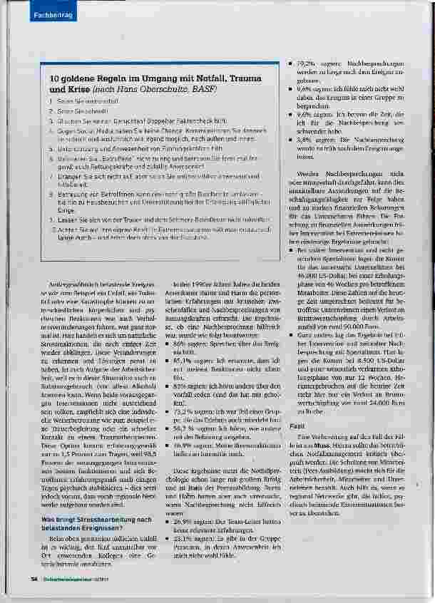 Vorschauseite 3: Psychisch belastende Extremsituationen