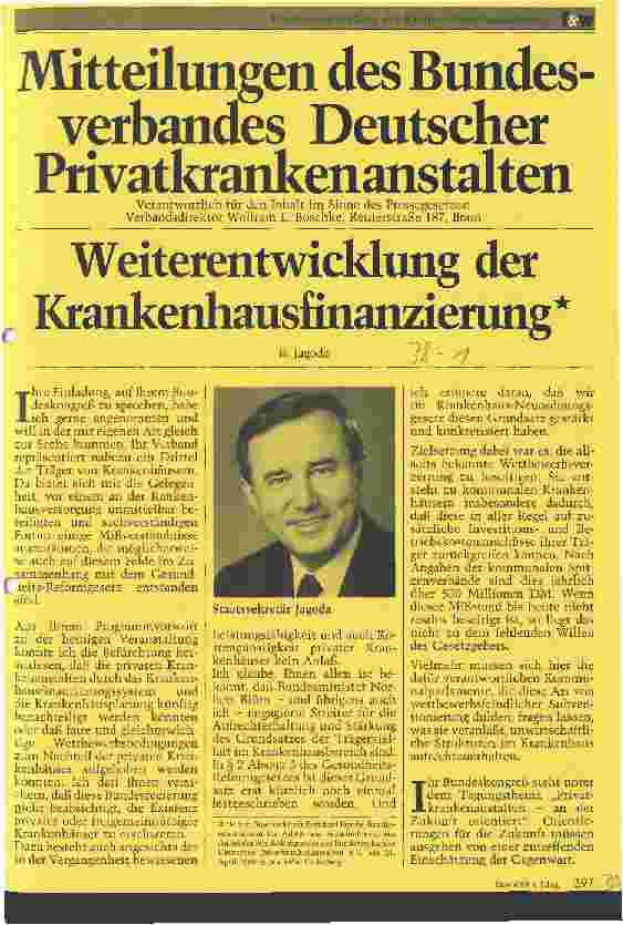 Vorschauseite 1: Weiterentwicklung der Krankenhausfinanzierung