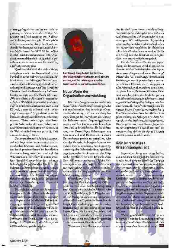 Vorschauseite 4: Organisation und Personal entwickeln Supervision und Coaching als Maßnahmen der Qualitätssicherung