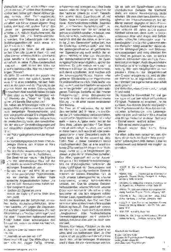 Vorschauseite 5: Klinische Psychologie - 4. Folge: Persönliche Psychosomatik Resultat individueller Entwicklungsund Lebensgeschichte