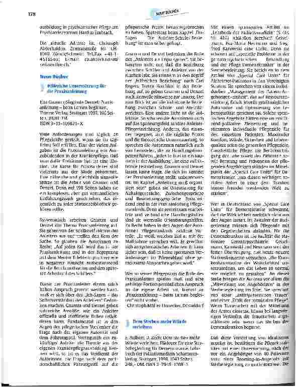 Vorschauseite 3: Gibt es ein Pflegemodell Abderhalden? Was sagt Abderhalden selbst dazu?