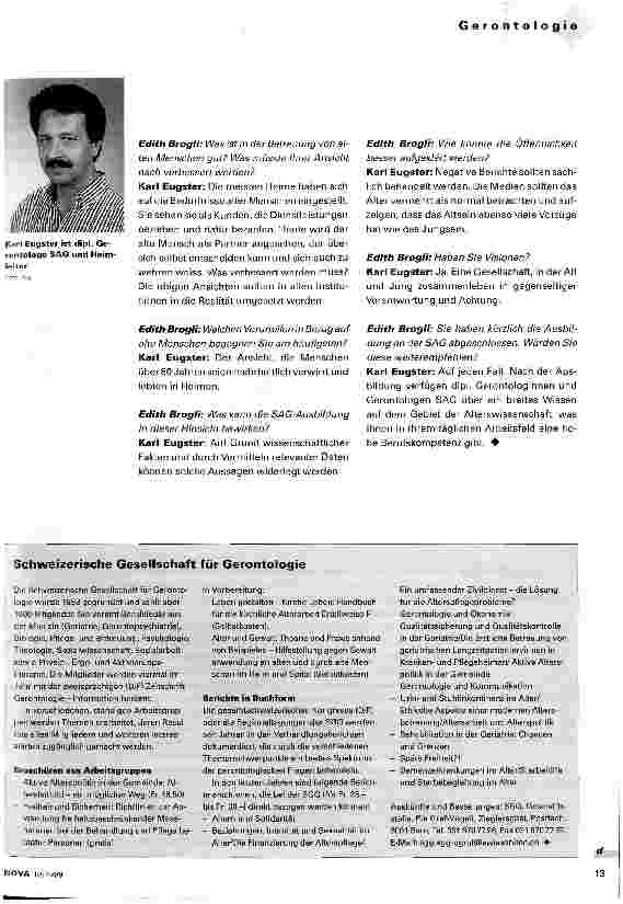 Vorschauseite 2: Mein Bild vom alten Menschen hat sich verändert