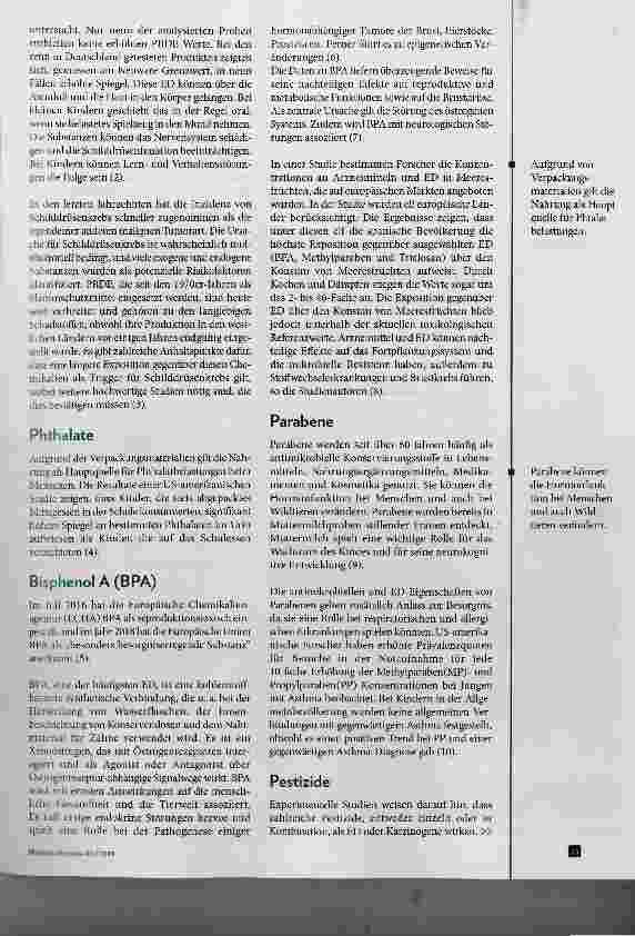 Vorschauseite 2: Endokrine Disruptoren
