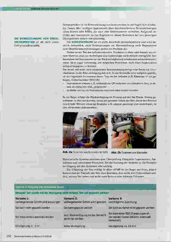 Vorschauseite 2: Empfehlung des Fachausschusses Qualität (113) Eindeutige Rückverfolgbarkeit der Aufbereitung von Medizinprodukten Teil 2