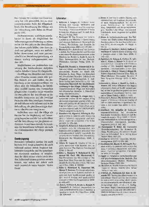 Vorschauseite 6: Die professionelle pflegerische Begleitung und Versorgung von Menschen mit chronischen Wunden: Anforderungen und Kernelemente