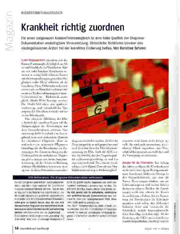 Vorschauseite 1: Krankheit richtig zuordnen