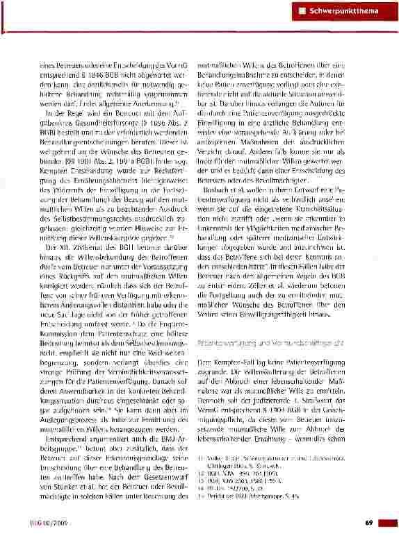 Vorschauseite 4: Patientenverfügung: Ein Instrument zur Wahrung der Patientenautonomie