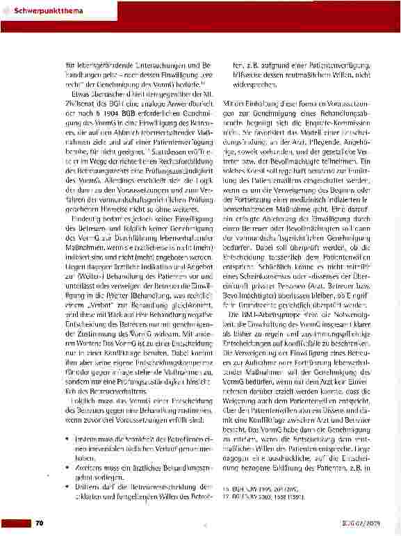 Vorschauseite 5: Patientenverfügung: Ein Instrument zur Wahrung der Patientenautonomie