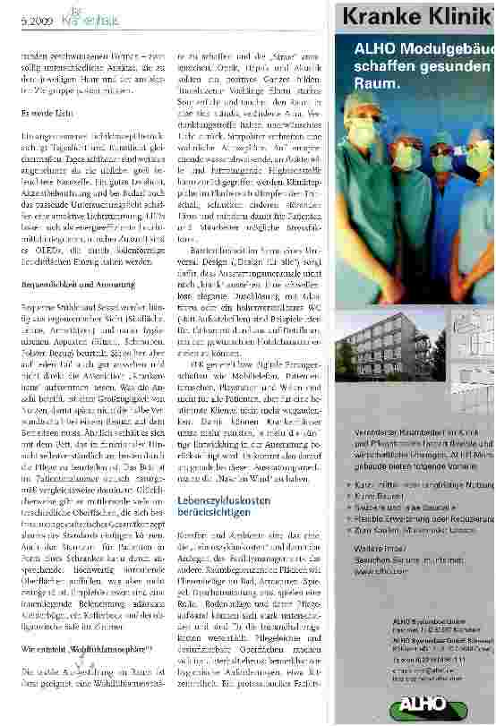 Vorschauseite 2: Innenarchitektur für Wahlleistungspatienten