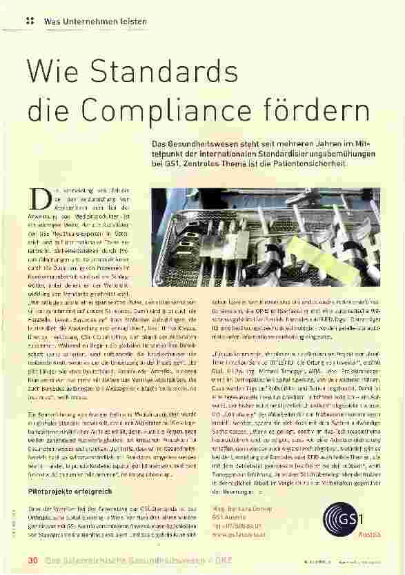 Vorschauseite 1: Wie Standards die Compliance fördern