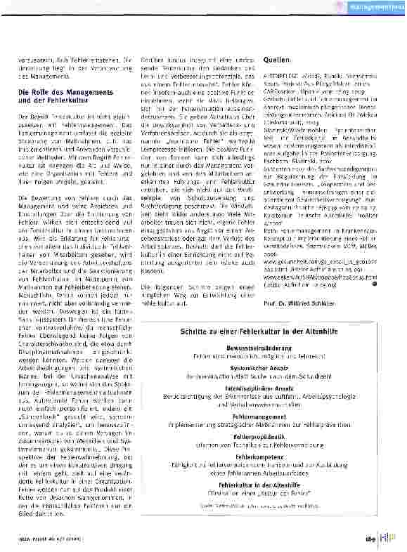 Vorschauseite 3: Zur Notwendigkeit eines Fehlermanagements und einer produktiven Fehlerkultur
