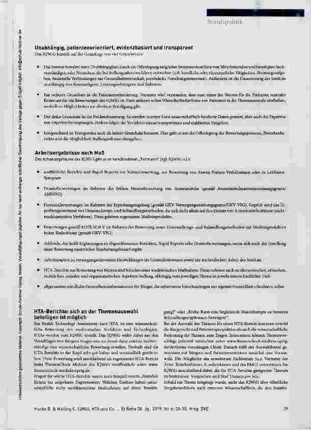 Vorschauseite 2: Informierte Entscheidungen treffen