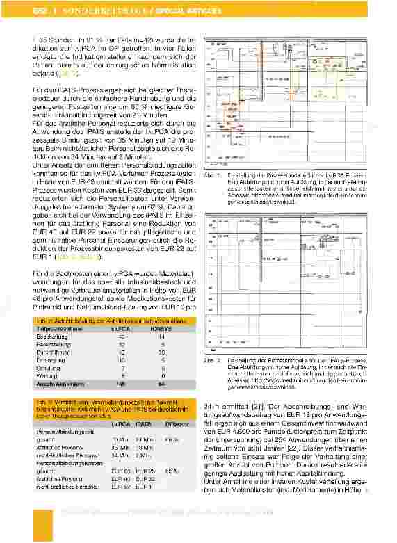 Vorschauseite 5: Prozesskostenanalyse in der postoperativen Schmerztherapie