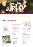 Vorschauseite 1: Feste feiern