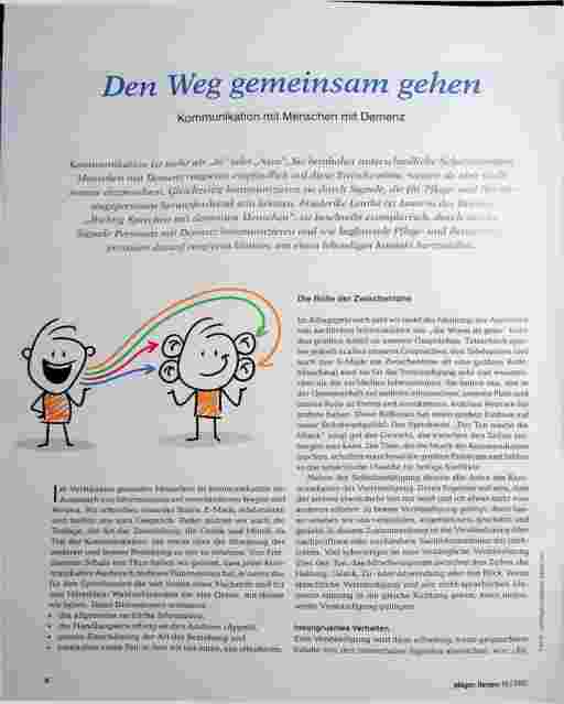 Vorschauseite 1: Den Weg gemeinsam gehen: Kommunikation mit Menschen mit Demenz