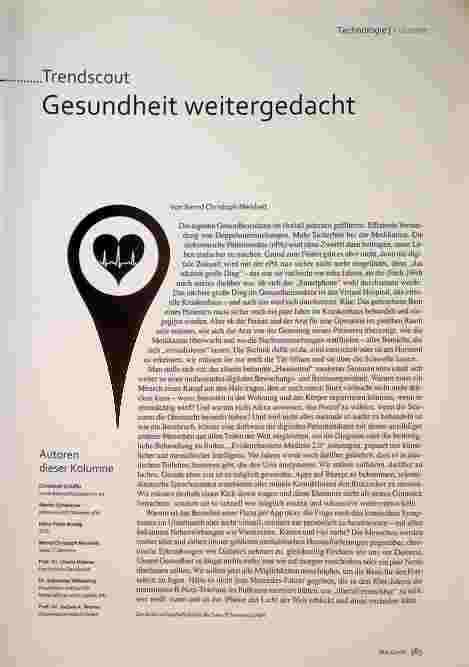 Vorschauseite 2: Trendscout Gesundheit weitergedacht