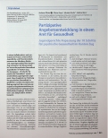 Vorschauseite 1: Partizipative Angebotsentwicklung in einem Amt für Gesundheit. Jugendgerechte Anpassung der 10 Schritte für psychische Gesundheit im Kanton Zug.