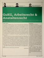 Vorschauseite 1: GuKG, Arbeitsrecht & Anstaltsrecht