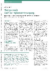 Vorschauseite 1: Therapie nach Cochlea-Implantat-Versorgung