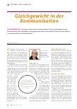 Vorschauseite 1: Gleichgewicht in der Kommunikation