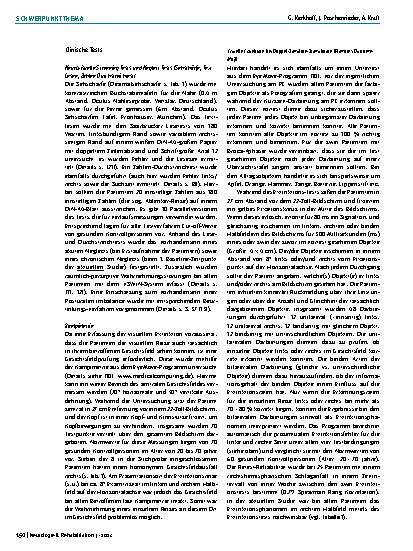 Vorschauseite 3: Visuelle Extinktion nach linkshemisphärischer Läsion – Klinik und Therapie