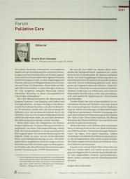 Vorschauseite 1: Palliative Care