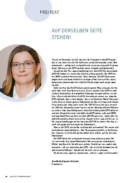 Vorschauseite 1: Auf derselben Seite stehen!